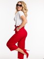 Spodnie rybaczki culloty - czerwone