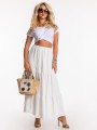 Spódnica maxi - ivory