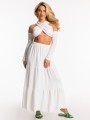 Spódnica maxi - ivory