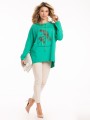 Bluza w maki plus size - laguna