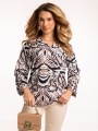 Bluzka w maziaki - beige