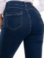 Spodnie rurki jeansy - navy