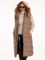 Kamizelka pikowana - beige