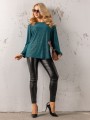 Bluzka brokatowa - szmaragd