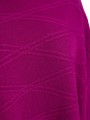 Sweter oversize romby Waverly - jagoda
