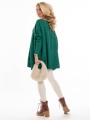 Sweter oversize romby Waverly - szmaragd
