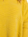 Sweter oversize romby Waverly - cytryna