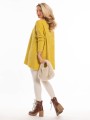 Sweter oversize romby Waverly - cytryna
