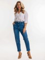 Spodnie z wysokim stanem - jeans