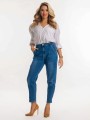 Spodnie z wysokim stanem - jeans
