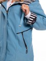 Przejściowa KURTKA Parka Z Podszewką W Paski Blue