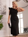 Stylowa Sukienka Elisabetta - czarna