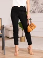 Elastyczne modelujące spodnie kant Agnes -czarny