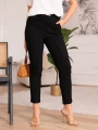 Elastyczne modelujące spodnie kant Agnes -czarny