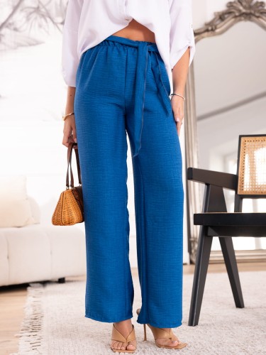 Luźne Spodnie ala len - JEANS