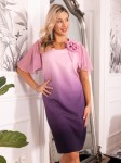 Elegancka Sukienka Ombre Melanie - róż
