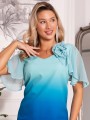 Elegancka Sukienka Ombre Melanie - mięta