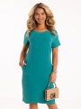 sukienka-prosta-krótki-rękaw-kieszenie-laguna.jpg