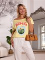 Bluzka z nadrukiem COCONUT - sunny