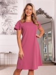 Elegancka Sukienka z falbankami GISELLE - blush