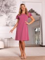 Elegancka Sukienka z falbankami GISELLE - blush