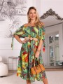 Sukienka hiszpanka Exotic LILY - czerwień