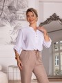 Eleganckie luźne Spodnie SANDRA - beż