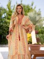 Sukienka MAXI kimono REA - orange