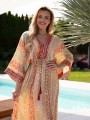 Sukienka MAXI kimono REA - orange