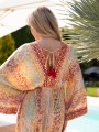 Sukienka MAXI kimono REA - orange