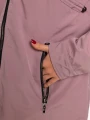 Kurtka parka z kapturem LAURA - blush