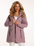 Kurtka parka z kapturem LAURA  - blush
