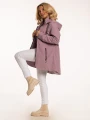 Kurtka parka z kapturem LAURA - blush