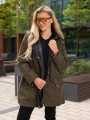 Dwustronna Kurtka PARKA z kieszeniami KIRA - khaki