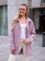 KURTKA wiatrówka z naszywką na kieszeni ADALINE - blush