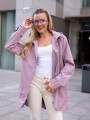 KURTKA wiatrówka z naszywką na kieszeni ADALINE - blush