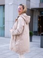 KURTKA wiatrówka z kieszeniami na zamek ISOLDE - beige