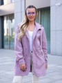 KURTKA wiatrówka z kieszeniami na zamek ISOLDE - blush