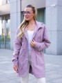 KURTKA wiatrówka z kieszeniami na zamek ISOLDE - blush
