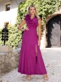 Sukienka maxi Ginevra-violet