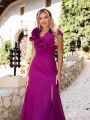 Sukienka maxi Ginevra-violet