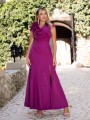 Sukienka maxi Ginevra-violet