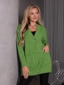 KARDIGAN zapinany na guziki LINA - kiwi