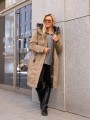 KURTKA Parka DŁUGA Napisy ZORA - Karmel