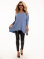 SWETER z kieszonką MIRELL - Blue