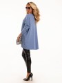 SWETER z kieszonką MIRELL - Blue