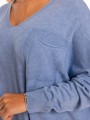 SWETER z kieszonką MIRELL - Blue