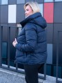 KURTKA Pikowana Podszewka Dwustronna NIKA - Granat