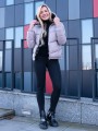KURTKA Pikowana Podszewka Dwustronna NIKA - Beż