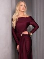 SUKIENKA Hiszpanka MAXI Wstęga SERIN - Bordo